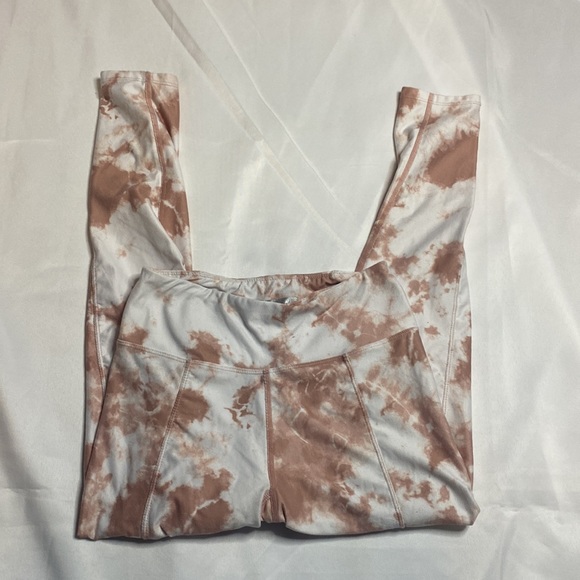 Betsey Johnson Performance  Blush Tie Dye Soft Leggings - Picture 2 of 4